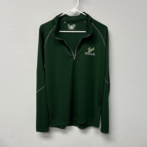 Under Armour Green Zip Up Sweater - Picture 5 of 6